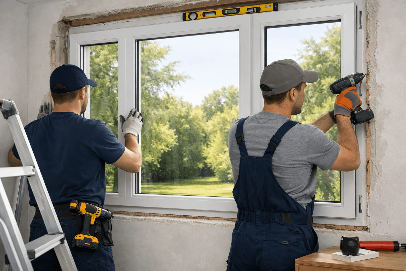 Professional UPVC window installation service in Rampur